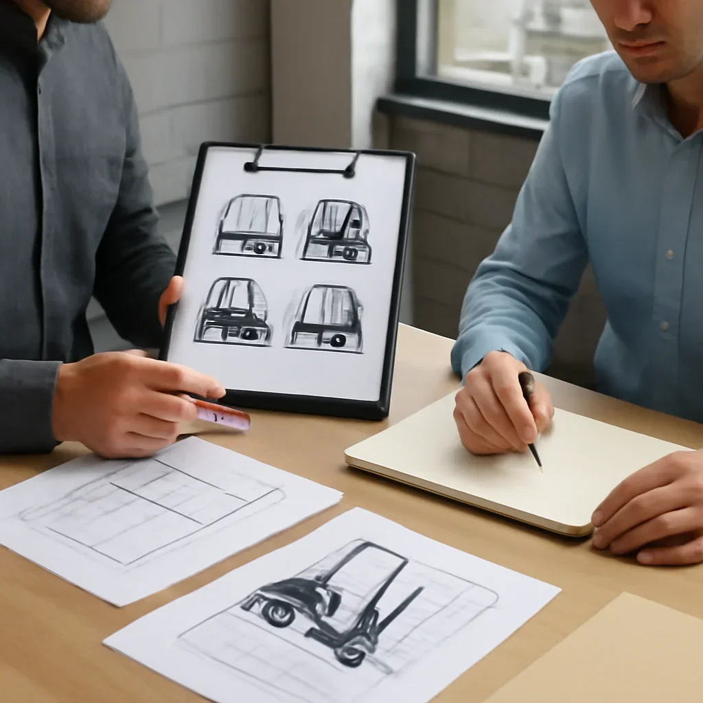 Documentation and planning materials related to forklift classes 1–7 explained