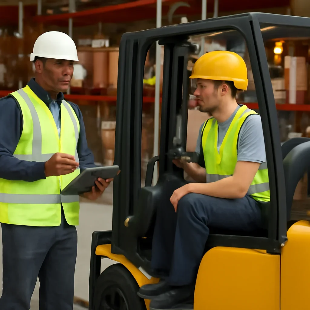 Practical safety workflow related to online training