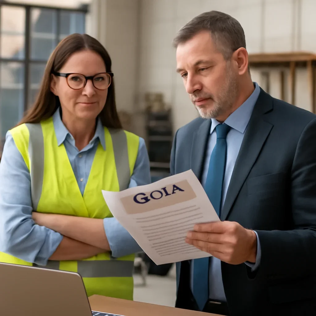 Employer discussion about next steps for osha compliance documentation
