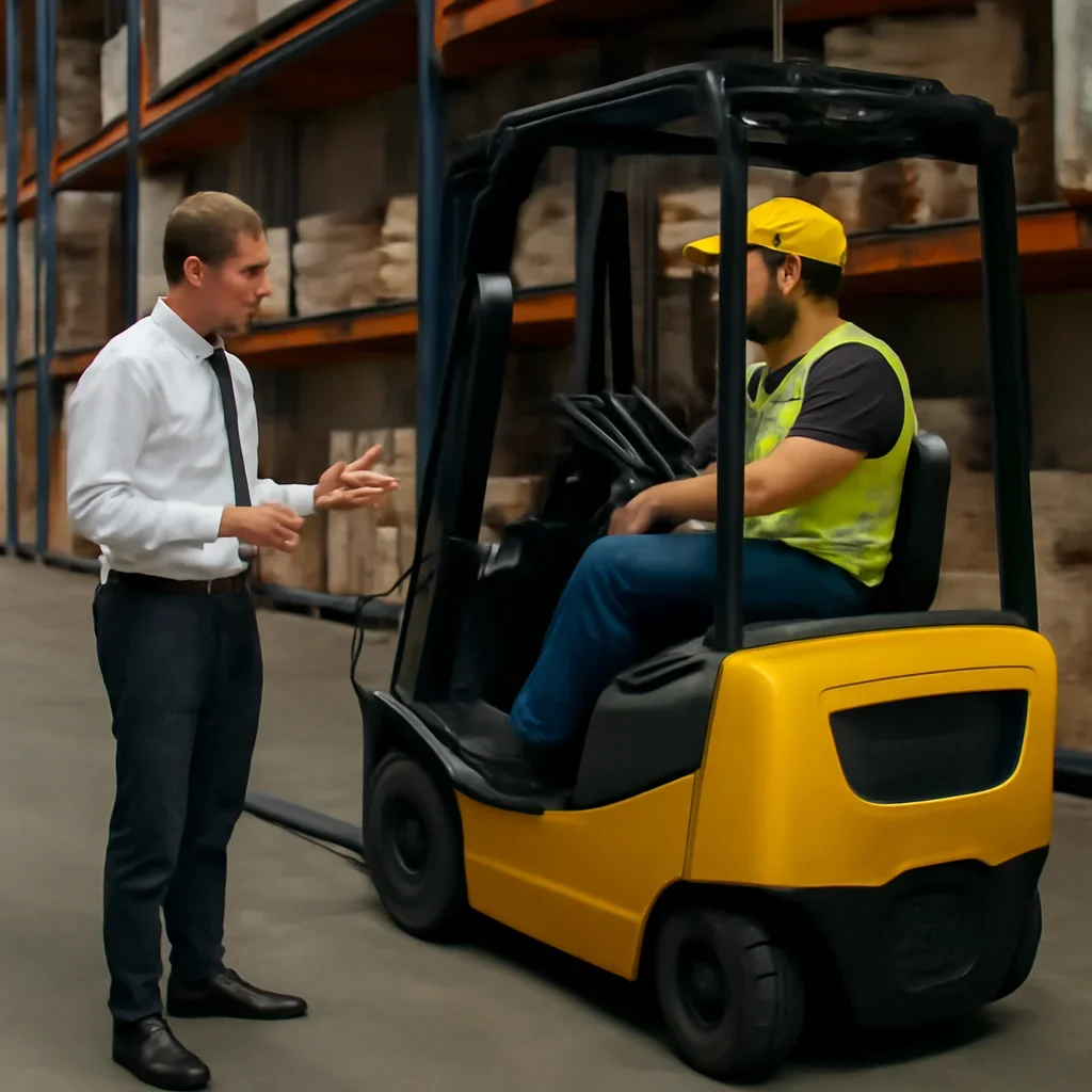 Practical safety workflow related to forklift compliance overview