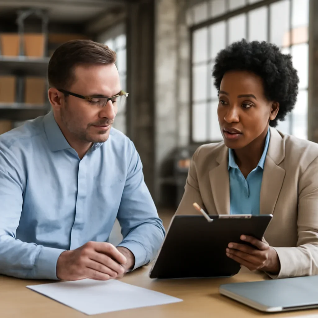 Employer discussion about next steps for home