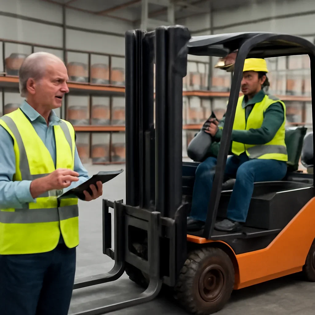 Practical safety workflow related to online theory training