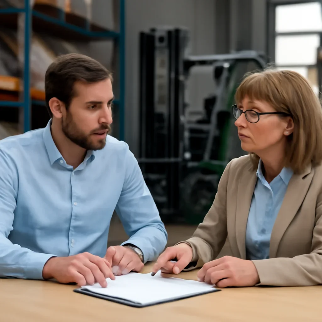 Employer discussion about next steps for forklift certification by state
